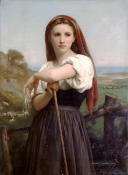  Berge Galerie - Jeune Bergere 1868 Realismus William Adolphe Bouguereau